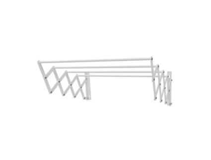 Well Home Varal Extensível De Parede Metálica 60cm X 3m Wellhome