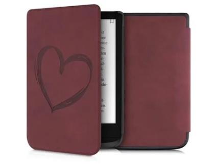 Estojo Vivlio Touch Lux 5 Coração Suporte Sleep Automatic Wake Up