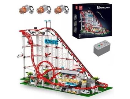 Molde King 11014 Suporte de montanha russo vermelho 3646 peças Haste 14 anos ou mais