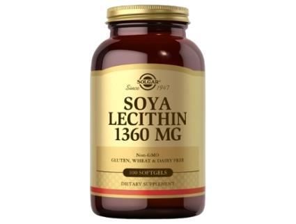 Lecithin 1360 Mg 180 Cápsulas Solgar