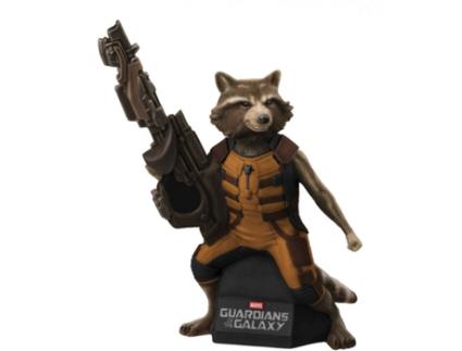 Figura De Ação  Marvel Guardianof the Galaxy Rocket Raccoon Bust Bank