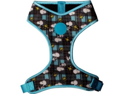 Peitoral para Cães  Mesh Xablue Oficial Snoopy (Azul - Tamanho: XS)