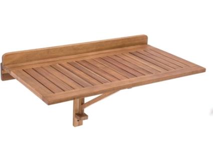 Mesa de Jardim  Nina (Castanho - Madeira - 45x47x80 cm)