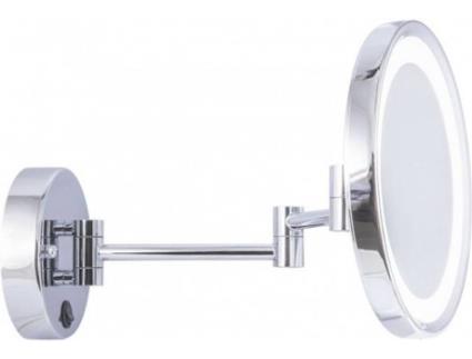 Aplique para WC  Reflex LED (8W - Vidro, Metal - Espelho)