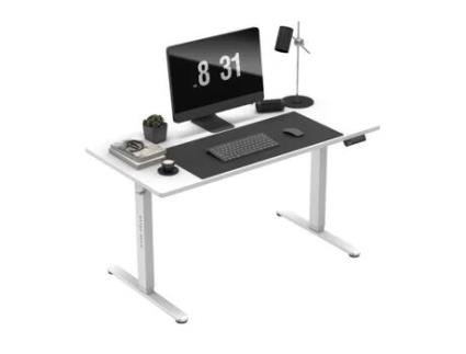 Mesa Assento Em Pé Mark Adler Leader 7.4 Branca, 140 X 70, Mesa Elétrica, Ajuste, 3 Alturas De Memória, Ergonômica, Pc Gaming