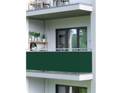 Malha de varanda verde 0,9 x 3 metros