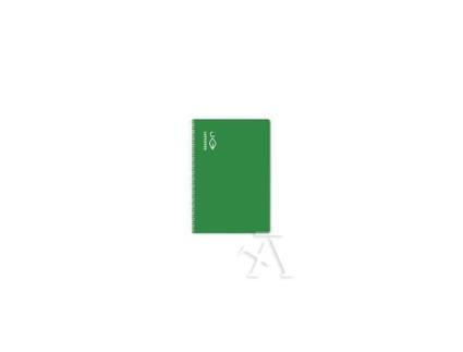 Livro Paq/5 Bloc Fº 50h 70g Milimetrado 2x2x16 Escolofi Verde De Desconocido (espanhol)