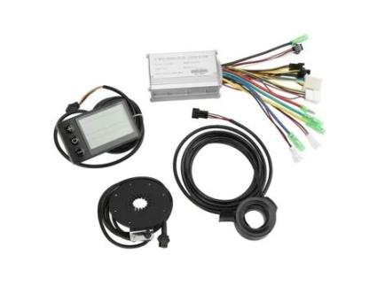 Kit de modificação de bicicleta elétrica GOTOTOP Kit de controlador de bicicleta elétrica 15A com sensor de medidor LCD-S866 GOTOTOP