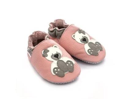 Chinelos de Bebé Menina LILIPUTI Macios Teddy Velo Cinzento (18/24 meses)
