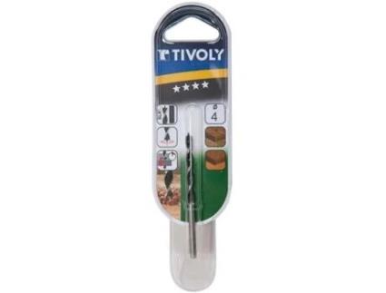 Broca Para Madeira Tivoly Slr 3 Pontas 6 X 93 Mm Precisão De Perfuração Aço Durável