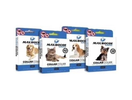 Coleira Maxbiocida Tratamento Infestações Cães Raça Pequena