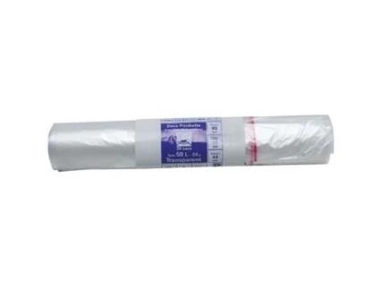 Saco De Lixo Transparente 50 L 24 Micrômetros X30 Publi Embal