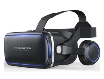 Auscultadores de Realidade Virtual 3D com Imersão Auditiva Preto TECHKIDZ