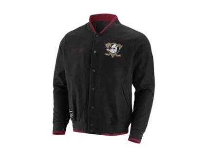 Casaco de Homem FANATICS Equipe Hunter Ducks Sintetico Preto (M)