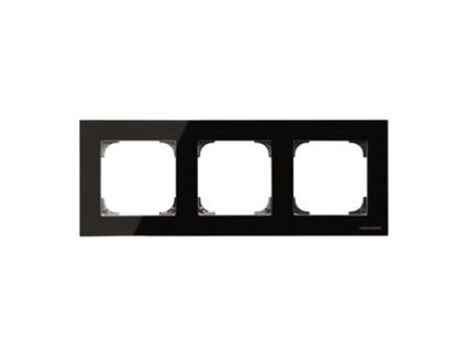 Moldura 3 Elementos Vidro Preto Niessen Sky 8573 Cn