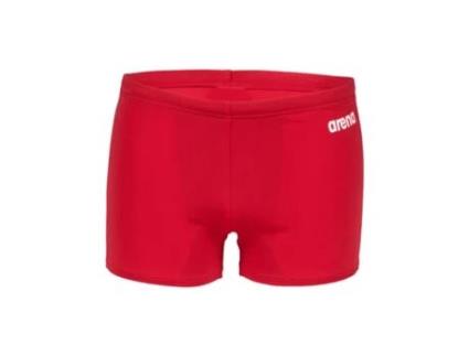 Short de Natação Masculino em Equipe Sólido Vermelho Branco Arena