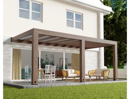 Pergolado CANOPIA Helsinki 3X6 Pergolado em madeira de cedro