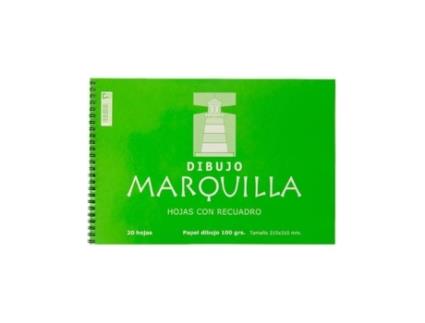 Livro Paq/10 Bloc Dibujo Espiral 95g Fº 20h Con Recuadro A4 De Desconocido (espanhol)