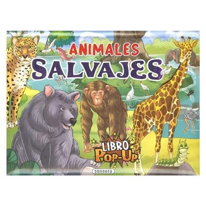 Libro Educativo Un Día Con Animales Salvajes Pop Up 3716 3 Susaeta