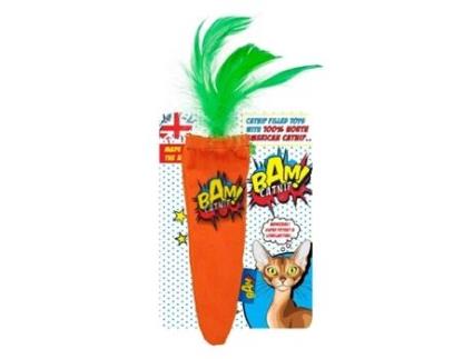 Brinquedo para Gatos Cenoura com Catnip Bam! Bam! Catnip
