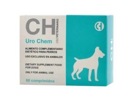 Uro Chem Complemento Alimentario para Perros Con Insuficiencia Renal 60 Comprimidos CHEMICAL IBÉRICA