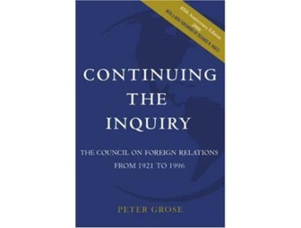 Livro Council On Foreign Relations At 75 De Peter Grose (inglês)