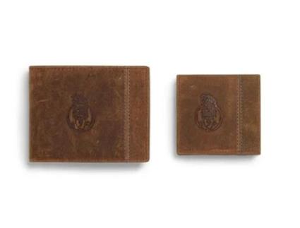 Porta-moedas Unissexo Fc Porto Pele Castanho