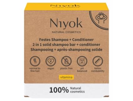 Champô Amaciador Sólido Vitamina Niyok (2 Em 1)
