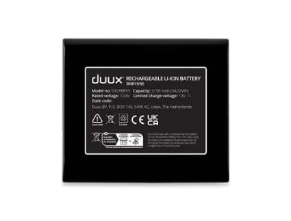 Bateria Dock 10,8 V para Duux Whisper Flex | Dxcfbp05 | Preto