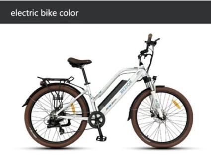 Bicicleta Elétrica Ficyacto M2Pro Vae Motor Mtb 500W 48V 14 5Ah Shimano 7 Velocidades Pedalada Assistida Alcance 25Km/H Branco BEZIOR