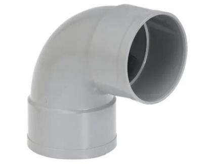 Codo Pvc Fêmea Fêmea 87° Girpi D 100 Mm Plástico Interior Branco