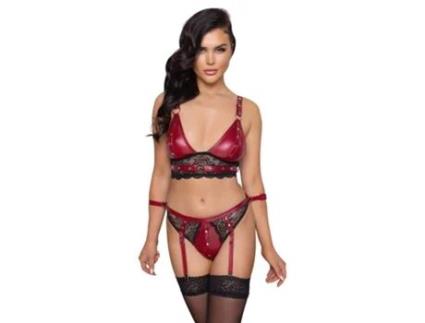 Soutien COTTELLI BONDAGE Bondage Vermelho (XL)