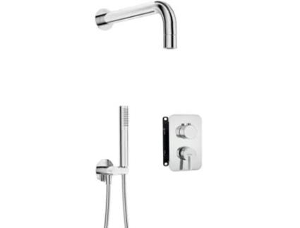 Concealed Shower Set With Mixer Box With Hand Shower Deante