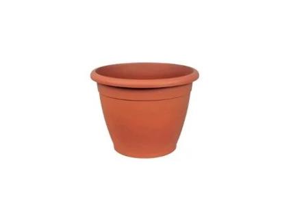 Vaso Redondo De Plástico Para Gardênia 32x27cm 509 085 Plasvidavi