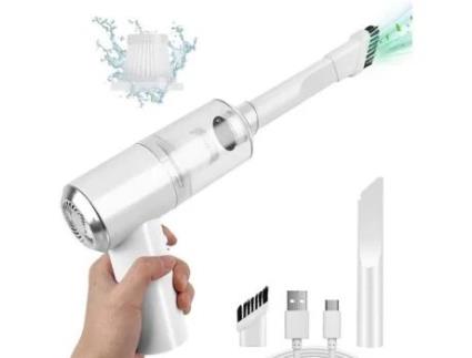 Aspirador De Pó Portátil Sem Fio Recarregável Herzberg Hg04005