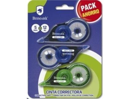 Livro C/12 Blister 3 Cinta Correctora Bismark 5mmx12m. De Desconocido (espanhol)
