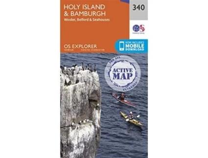 Livro Holy Island Amp Bamburgh De Ordnance Survey (inglês)