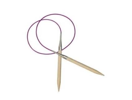80 Cm X 5,5 Mm Basix Agulhas Circulares Fixas Em Bétula Knitpro