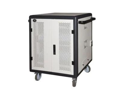 Lksca40 Carrinho de dispositivo portátil e gerenciamento de gabinete e carrinho de carregamento para dispositivos portáteis Preto, cinza Link Accessori