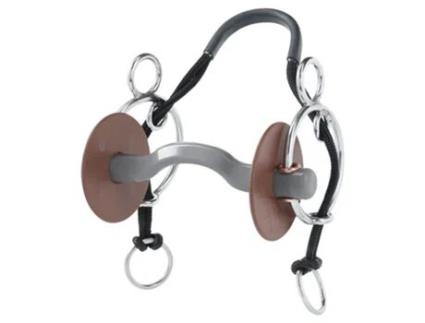 Hard Hackamore Kombi Konnex Snaffle Prateado 130 Mmberis