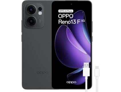 Reno13 F 5g Smartphone Desbloqueado Com Ia, 8gb 256gb, Ecrã Amoled De 6,67” Cinzento Oppo