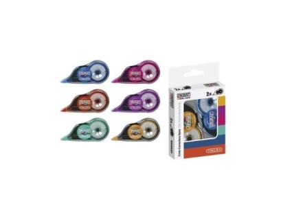 Livro C/12 Blister De 2 Cintas Correctoras Mediterranea 5mmx12m De Desconocido (espanhol)