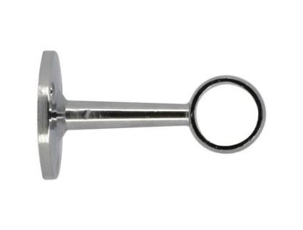 Suporte De Guarda Roupa D19 60mm Metal Cromado X2 Mobois