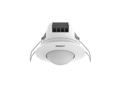 Detector De Movimento De Teto, Montagem Embutida De 1 Canal Com Relé Invertido De 16a, Lâmpada Led/uv Dinuy