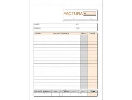 Livro Paq/10 Talonario De Facturas Con I.g.i.c. 1/4 Natural Duplicado Autocopiativo De Desconocido (espanhol)