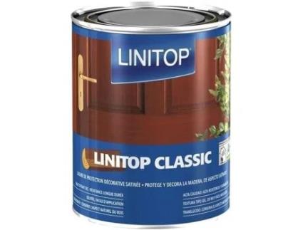 Tinta Acetinada Incolor Linitop Classic 1 L Proteção Madeira Acabamento Acetinado