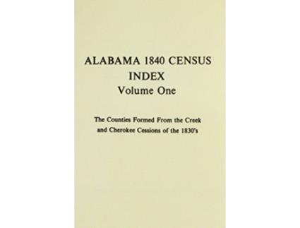 Livro 1840 Census of Alabama de Betty Sue Drake (Inglês)