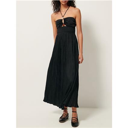 Vestido maxi com pormenores de pérolas, DEVA, Sessun