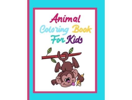 Livro Animal Coloring Book For Kids De Dagna Banas (inglês)