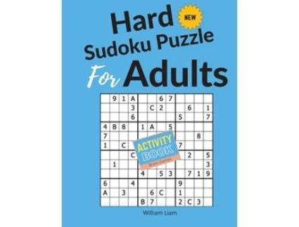 Livro Hard Sudoku Puzzle 34 Puzzle Grid Brain Game For Adults De William Liam (inglês)
